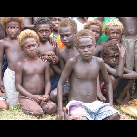 Natives of the beautiful Solomon Islands. Country in Oceania The ...
