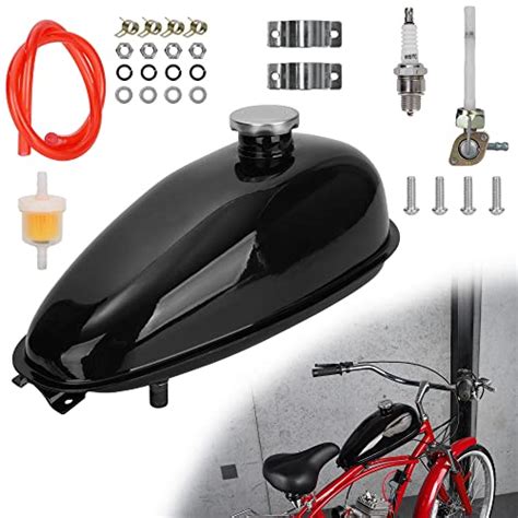 Buy 4L 1.06 Gallon Mini Bike Gas Tank Fuel Tank with Cap & Spark Plug ...