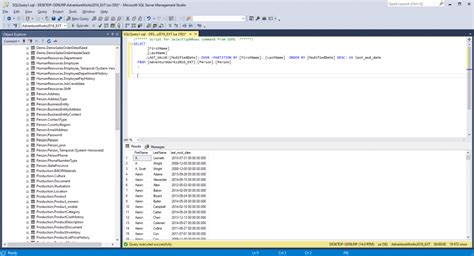 Last Value Transact-SQL 的图像结果