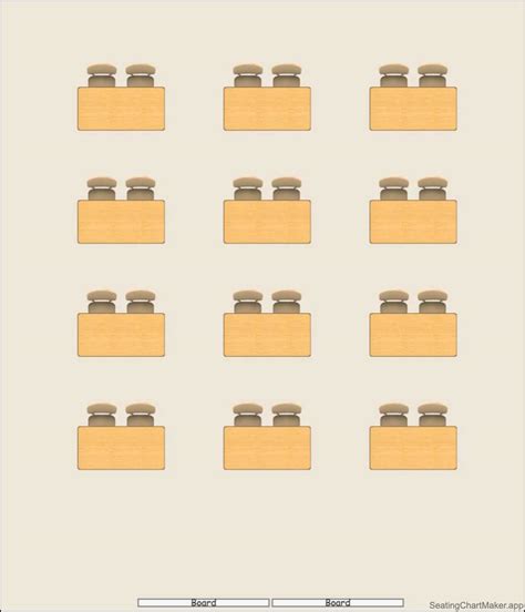 Sample Classroom Seating Charts Free Custom Printable Seating Chart