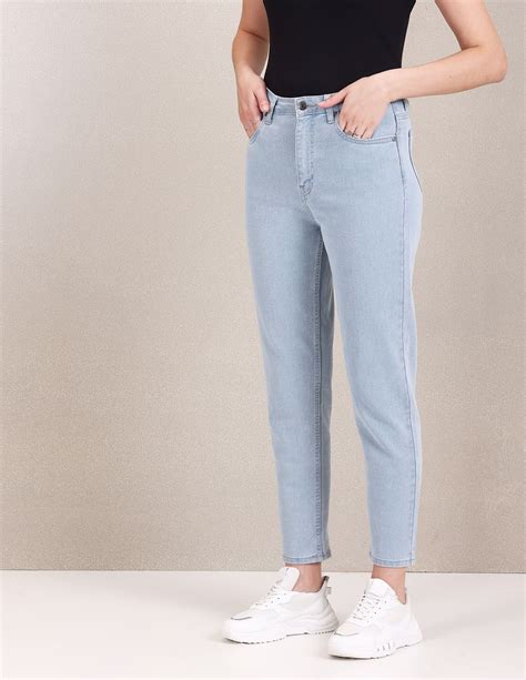 High Rise Mom Fit Jeans – U.S. Polo Assn. India