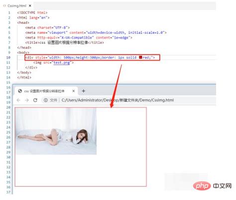 css怎么设置图片拉伸-css教程-PHP中文网