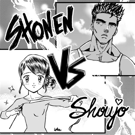 Shoujo vs Shonen! by haaroku on DeviantArt