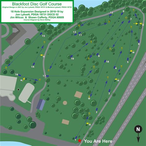 Blackfoot Disc Golf Course – Disc Golf Course at Jensen Grove in ...