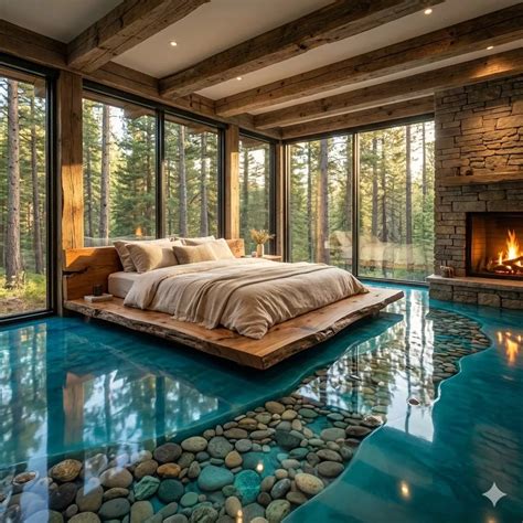 Transform Your Space with the Stunning Epoxy River Stone Floor - A ...