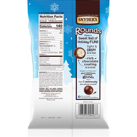 Buy Snyder's of Hanover Pretzels, Rounds, Milk Chocolate, 5 Oz Online ...