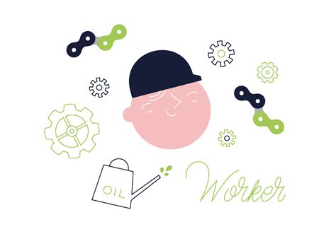 Workers Vector Art Minimalist Vector Art Vector Art