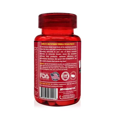 Myogenetix VITAGENETIX 30 Time Release Caplets (30 Tablets) - Body ...