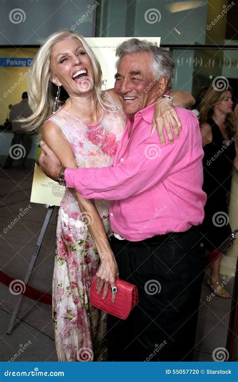 Peter Falk and Shera Danese Editorial Image - Image of actress, smile ...