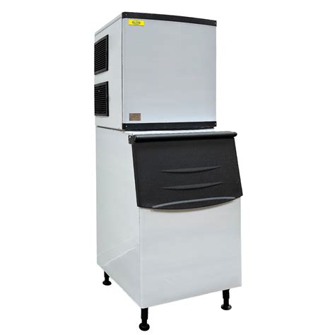 1000lbs Commercial Ice Maker Machine, Freestanding Ice Maker with Bin ...