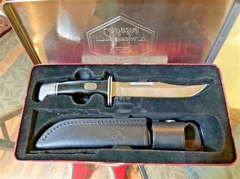 Buck Knife 119 75th Anniversary Special in Cabela's Tin Box | #4633666024
