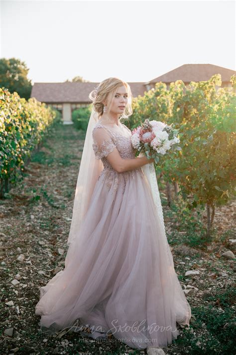 Plus Size Wedding Dress Blush