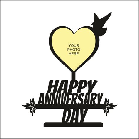 HAPPY ANNIVERSARY DAY SINGLE IMAGE STAND FRAME – Next Print