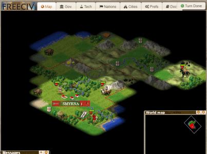 Freeciv ऑनलाइन खेलना