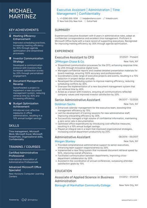 14 Executive Assistant Resume Examples & Guide for 2025