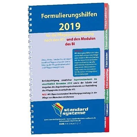 Formulierungshilfen 2019 für die Pflegeprozessplanung nach den ATL und ...