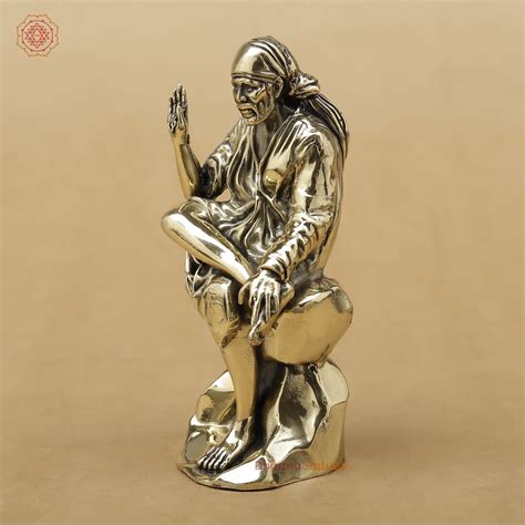 Brass Sai Baba Fine, 4" – Dharma Statues