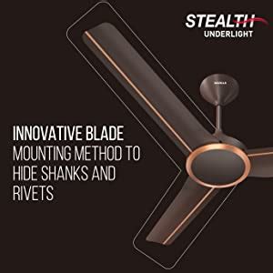 Buy Havells Trinity 1200mm Ceiling Fan (Dusk LT Copper) Online at Low ...