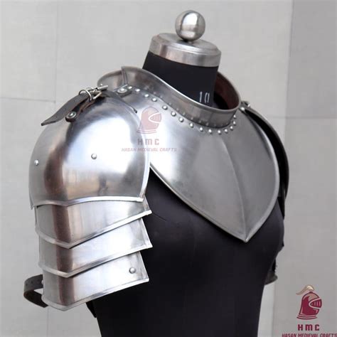 Buy Medieval Armour Set – Gorget With Pauldrons for Knights Best Gift ...