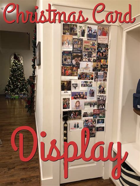 Easy Christmas Card Display | TheHappyTeacher