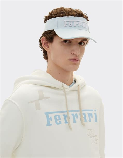 Ferrari x Charles Leclerc denim visor