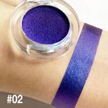 Royal Blue Purple Duochrome Eyeshadow Palette Makeup Metallic Chameleon ...