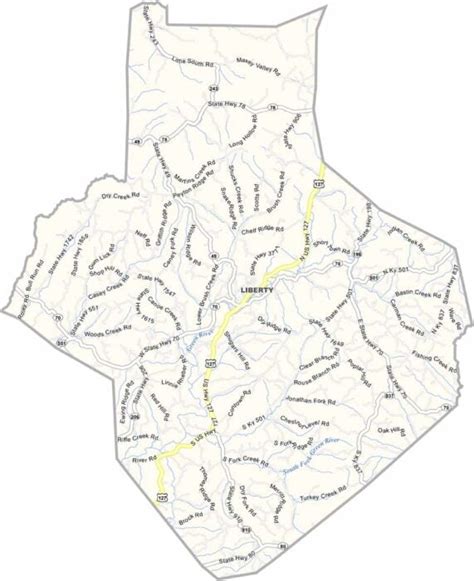 Kentucky County Map - US County Maps