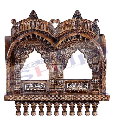 Buy Shilpi Antique Double Frame Jharokha Traditional Rajasthani Style ...