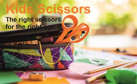 Fiskars Kids Scissors (Made in Finland), Safety Blunt Tip for Kids 4 ...