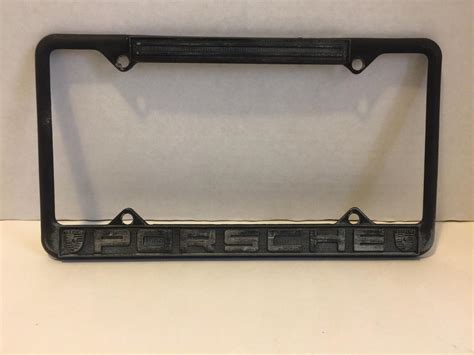 Porsche License Plate Frame
