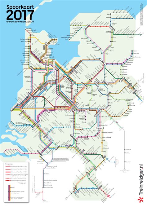 Netherlands Railway Map