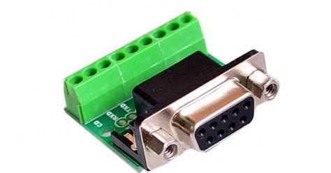 DB9 Female Screw Terminal to RS232 RS485 Conversion Board