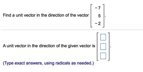 Unit Vector Direction 的图像结果