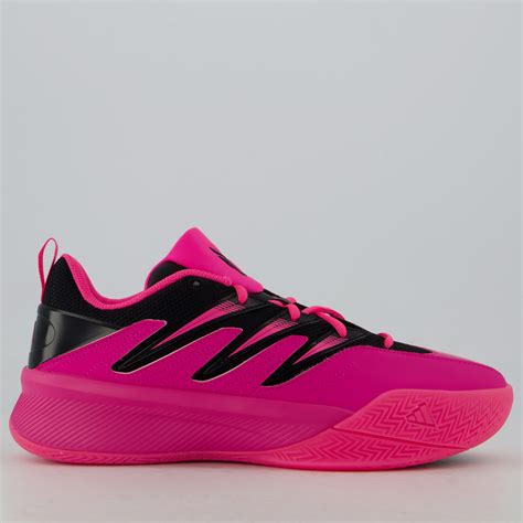 Tênis Adidas Dame Certified 3 Rosa e Preto - FutFanatics