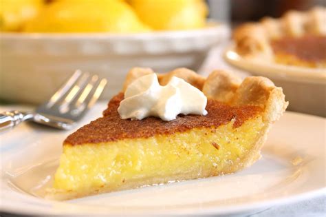 No. 10 - Lemon Chess Pie - Saving Room for Dessert