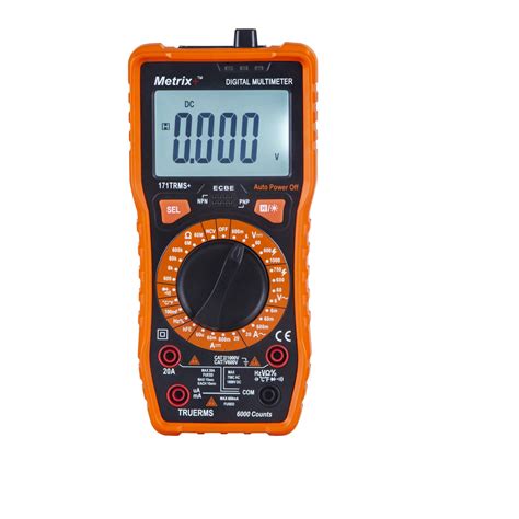 Metrix+ 6000 Count True RMS Digital Multimeter 171TRMS+ – Technocart