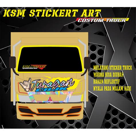 Jual stiker cutting kabin truck elf ,canter,ragasa,dll - Kab. Pati ...