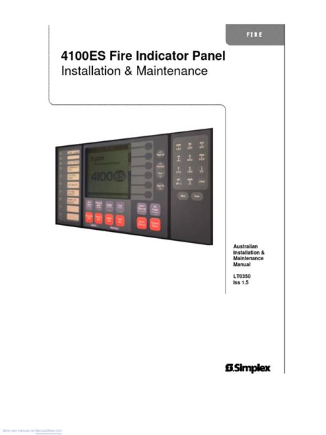 Simplex 4100e Manual 的图像结果