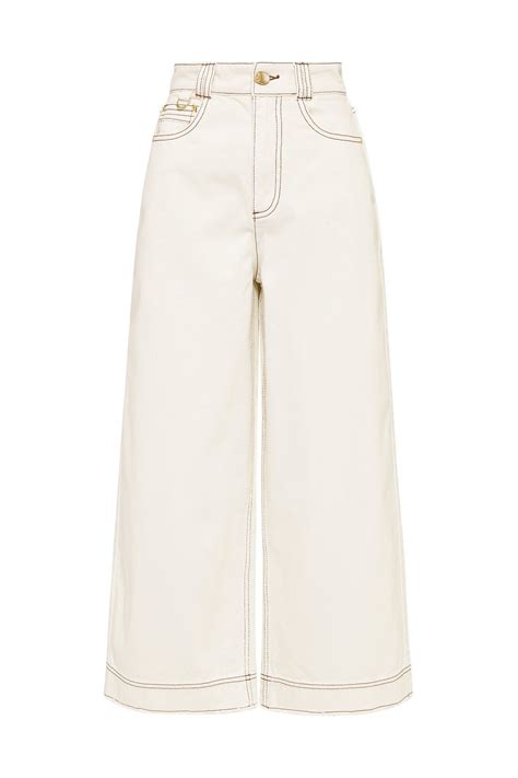 Darcel Denim Wide Leg Pant in Cream – Aje in 2025 | Womens pants design ...