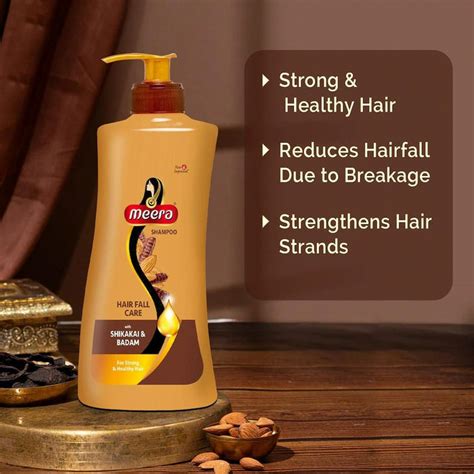 Meera Anti hairfall Shampoo with Badam & Shikakai | 650ml — Cavinkart