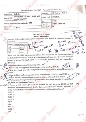 CS 23BAI0014: Logic Circuit Design and Implementation Notes - Studocu