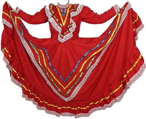 TRAD3 MX Authentic Mexican Jalisco Dress – Traditional India | Ubuy