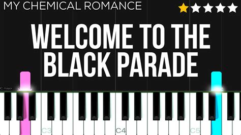 My Chemical Romance - Welcome To The Black Parade | EASY Piano Tutorial ...