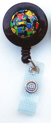 TEDDY BEAR Retractable Reel ID Card Badge Holder | Ubuy India