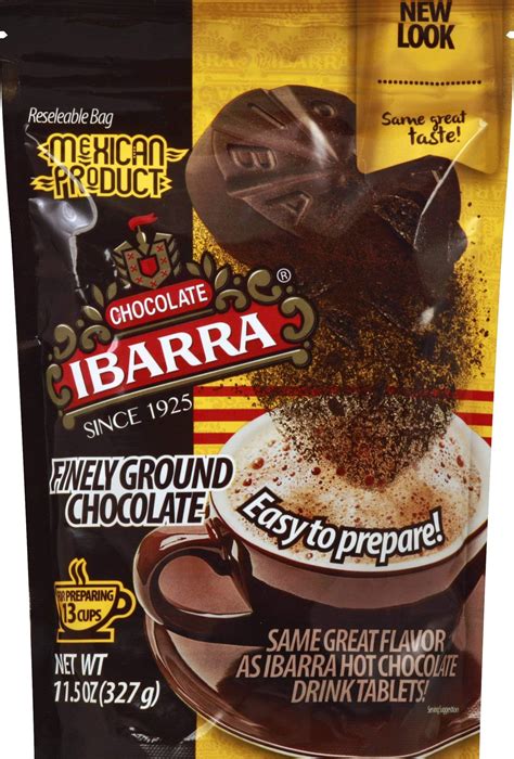 Amazon.com : IBARRA MEXICAN CHOCOLATE POWDER HOT COCOA MIX RESEALABLE ...