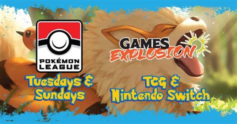 Games Explosion Pokemon League Sundays!, 1110 Mathias Drive suite A ...