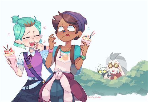 luz noceda, amity blight, edalyn clawthorne, and king clawthorne (the ...