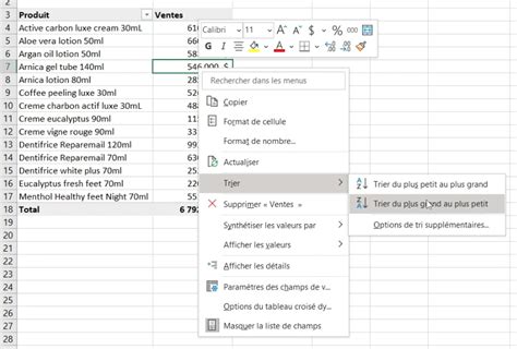 Image result for Modifier Un Tableau Croise Dynamique