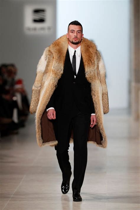 Man in Fur Coat | Mens fur coat, Mens fashion suits, Well dressed men