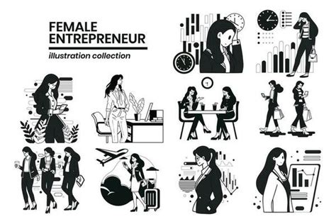 Entrepreneur Women Vector 的图像结果